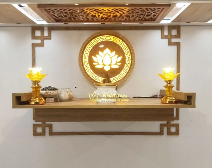 Bàn Giao Công Trình Bàn Thờ Treo Tường Cho Gia Đình Chị Hoài - Tại Thanh Khê, Đà Nẵng